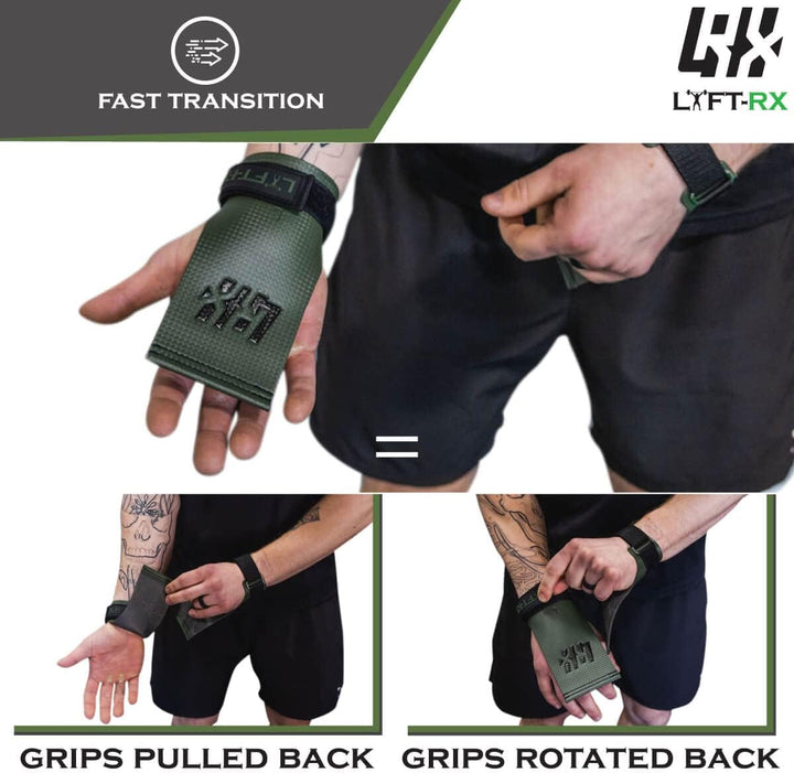 Carbonfaser Hand Grips - Weightlifting, Cross Train, Pullup, Muscle Ups, Gym, Gewichtheben, Gymnasti