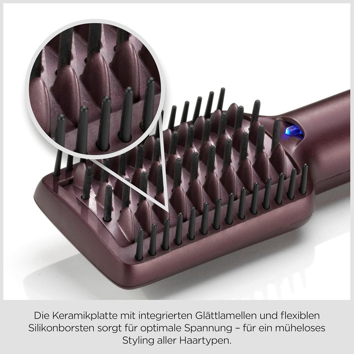 BaByliss Air Power Smooth – NEU 2025, Glätten und Trocknen von nass zu trocken, Haartrocknerbürste m