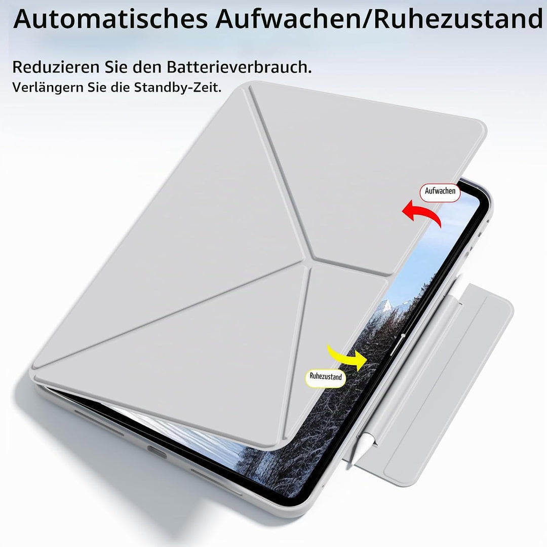 Hülle für iPad (A16) 11. Generation 11 Zoll 2025, iPad 10. Gen 10,9 Zoll 2022, Schlanke Magnetische