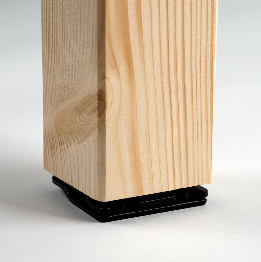 DOLLE Pfosten für Brüstungsgeländer aus unbehandelte Fichte als Mittel- End- oder Eckpfosten aufgese