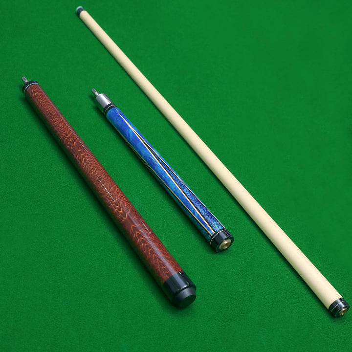 Pool Queue, 58 Zoll Billard Queue Hardwood Pool Cue 13mm Spitzen für Professionelle Billardspieler,