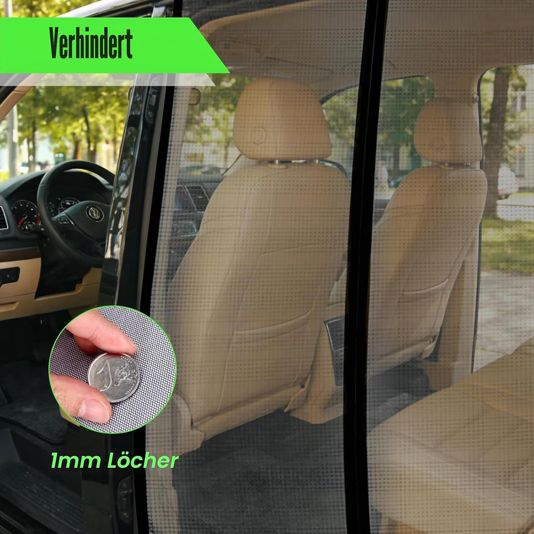 Moskitonetz Magnetisch für VW T5 T6 Schiebetür, 145 * 115 cm Sonnenschutz Auto Seitentür Moskitonetz
