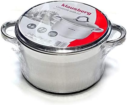 Topf Induktion Kochtopf, Edelstahl, mit Glasdeckel Dampfloch, unbeschichtet, für alle Herdarten, Spü