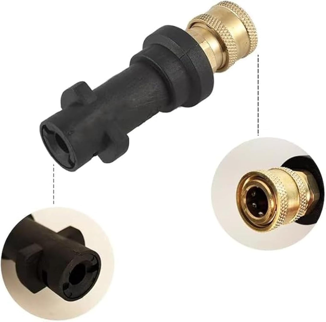 Adapter für Hochdruckreiniger, mit Schnellkupplung, 1/4 Zoll, kompatibel mit Kärcher Hochdruckreinig
