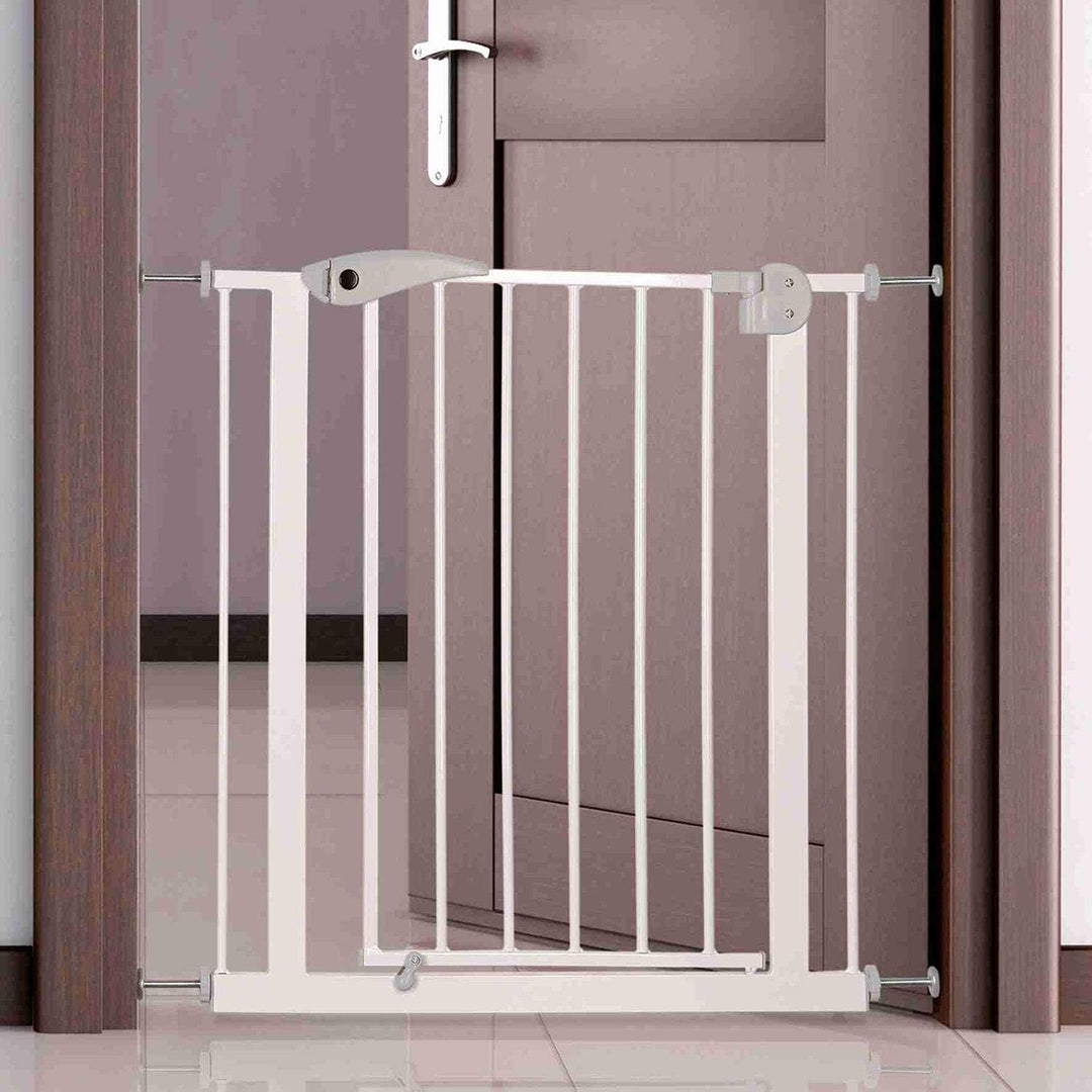 Trixie 39451 Hunde-Absperrgitter, Metall, 75–85 × 76 cm, weiss