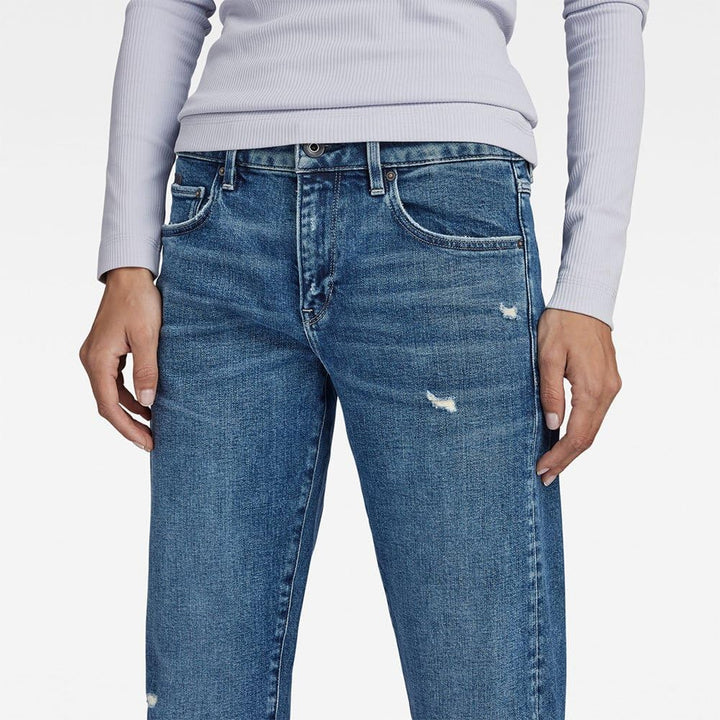 G-STAR RAW Damen Kate Boyfriend Jeans 29W / 30L Blau (Antique Faded Orinoco Blue Destroyed D15264-c0