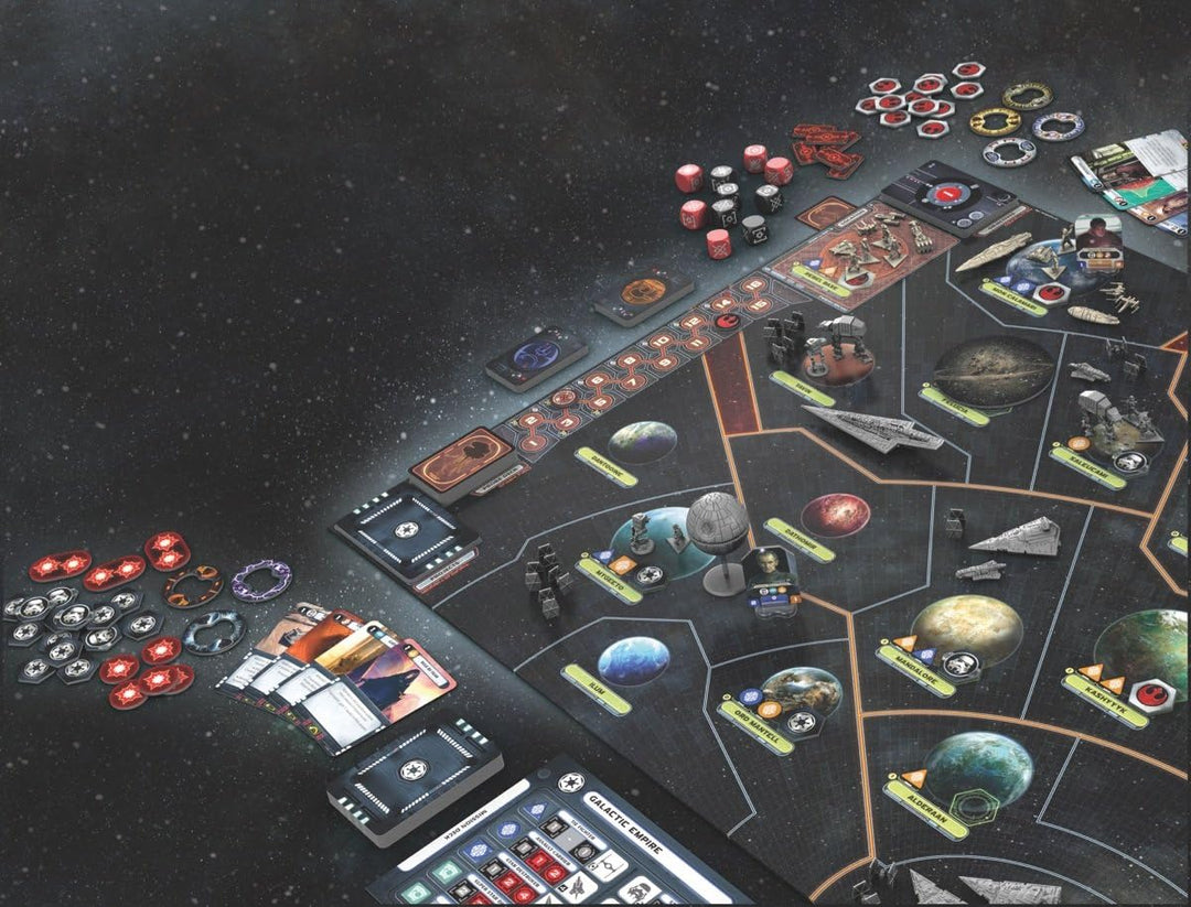 Asmodee | Fantasy Flight Games | Star Wars: Rebellion | Grundspiel | Expertenspiel | Brettspiel | 2-