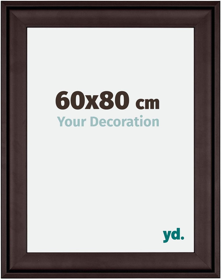 yd. Your Decoration - Bilderrahmen 60x80 cm - Bilderrahmen aus Holz mit Acrylglas - Antireflex - Aus