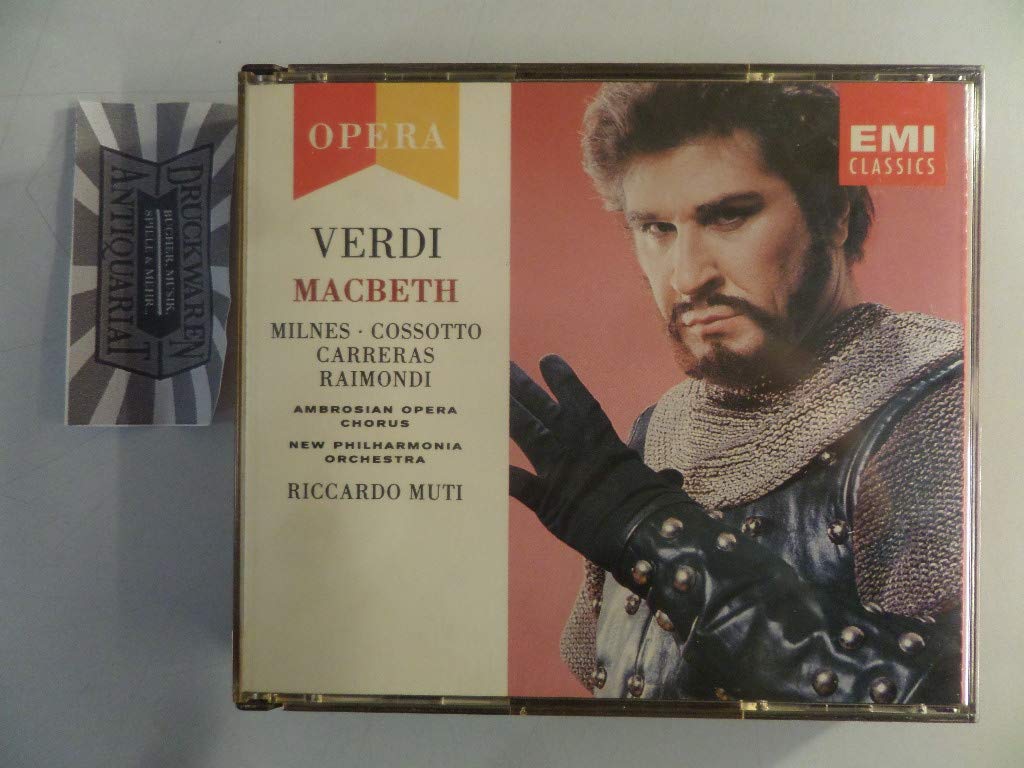 Verdi: MacBeth (Gesamtaufnahme) (ital.), Audio-CD