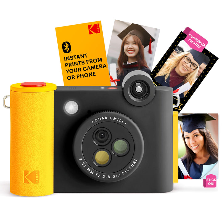 Kodak Smile+ 2-in-1 Digitale Sofortbildkamera & kabelloser Bluetooth-Fotodrucker - 10MP, Spezialeffe