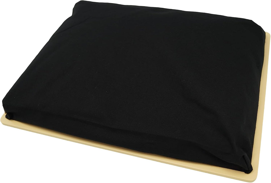 PrimoLiving Knietablett mit Tablet-Halterung - 40x30x5 cm – Tablett als Laptop-Notebook-Unterlage –