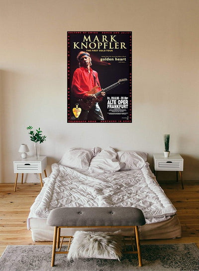 Mark Knopfler - Golden Heart, Frankfurt 1996 » Konzertplakat/Premium Poster | Live Konzert Veranstal