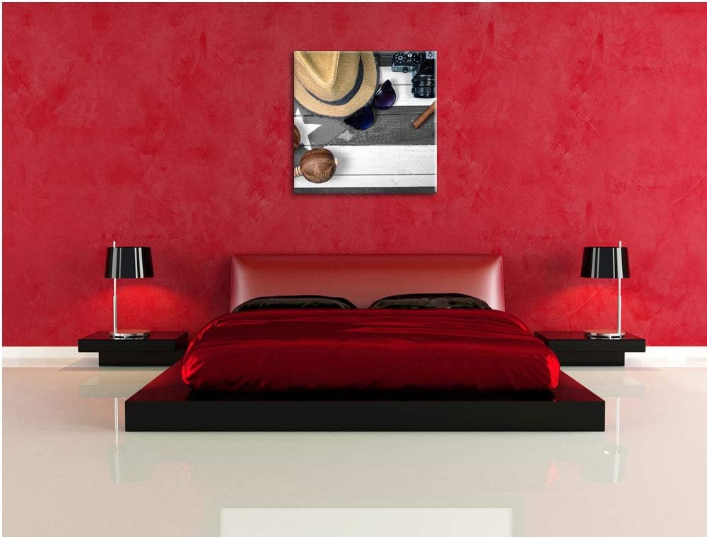 Pixxprint Stillleben Kubazigarren als Leinwandbild/Grösse: 70x70 cm/Wandbild/Kunstdruck/fertig bespa