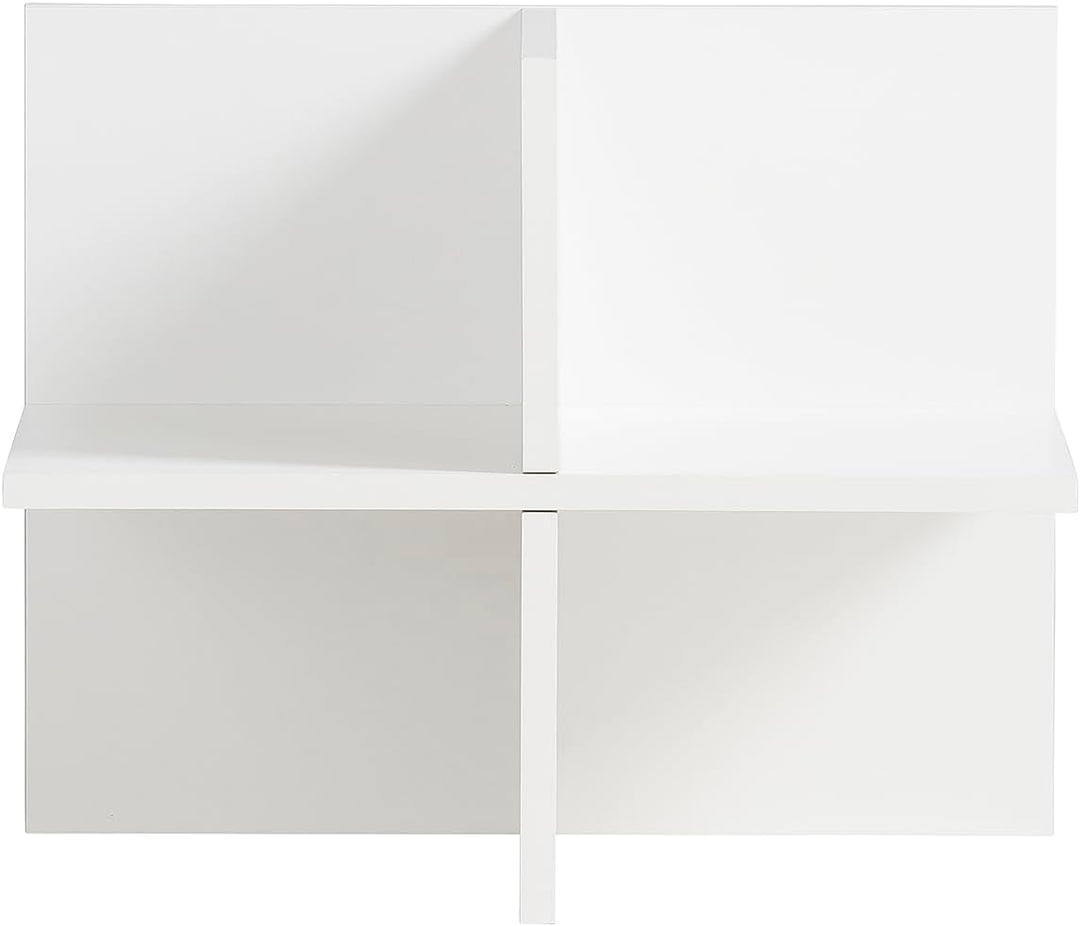 Schildmeyer Regalkreuz Serie Rena 500, 701796, weiss, 47,5 x 32,8 x 38,4 cm, Weiß