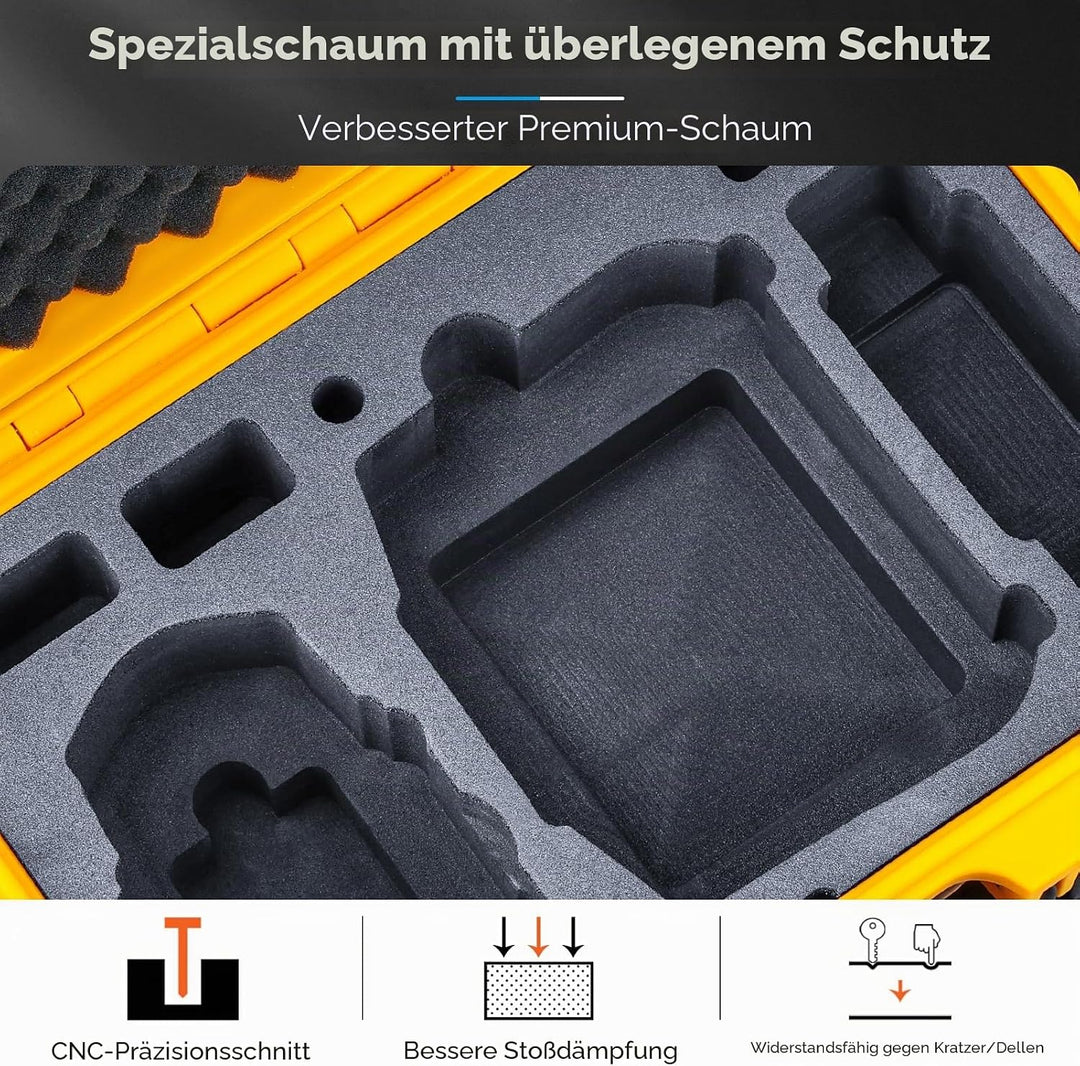 Lykus Titan MM410 Wasserdicht Tasche/Koffer/Case für DJI Mini 4 Pro/Mini 3/Pro und DJI RC 2/RC/RC-N2