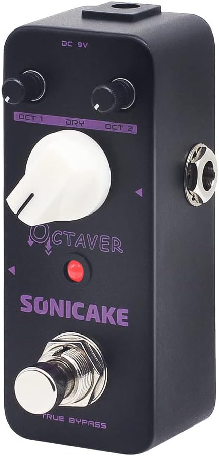 SONICAKE Octave Guitar Pedal Octave Gitarren Bass Effektpedal Analog Classic Octaver True Bypass, Oc