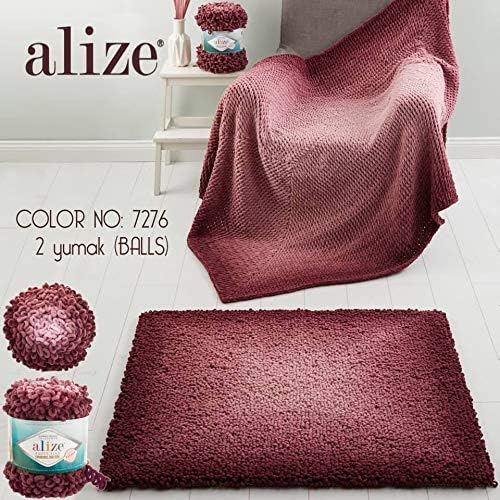 Alize Puffy Fine Ombre Batik Baby Decke Garn Lot of 1skn 500gr 87Yds 100% Micropolyester Soft Yarn L