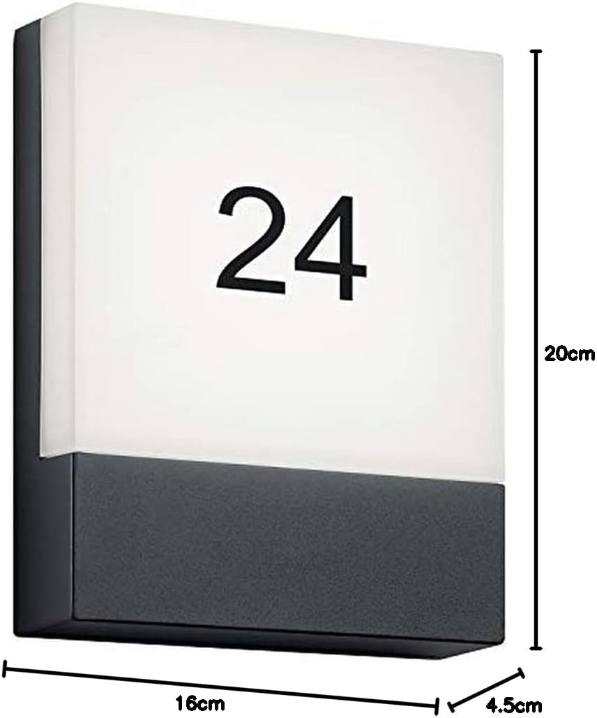 Trio Leuchten LED Aussen Wandleuchte 227760142 Pecos, Aluminium anthrazit, 6 Watt LED N.a., N.a.