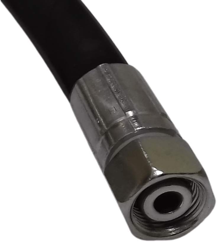 Hydraulikschlauch 12l 8000mm 2SN DN10 | Gewinde M18x1.5 | DKOL - DKOL90 | Nenndruck 330bar | Hydraul