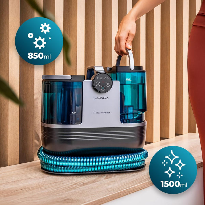 Cecotec Polsterreiniger und Staubsauger Conga 7000 Carpet&Spot Clean Steam XXL, 1700W, 3in1 Reinigun