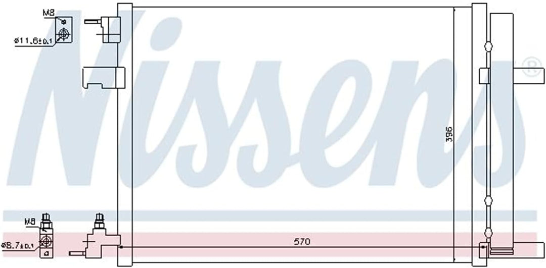 Nissens 940134 Klimakondensator