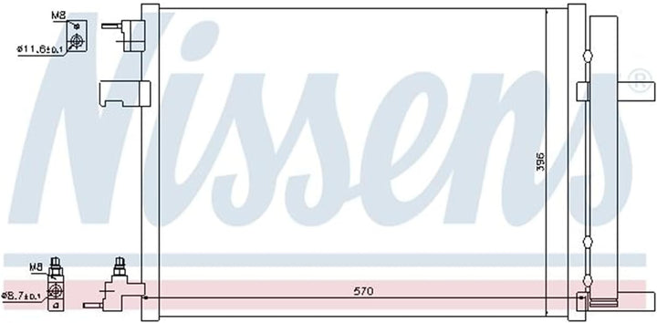 Nissens 940134 Klimakondensator
