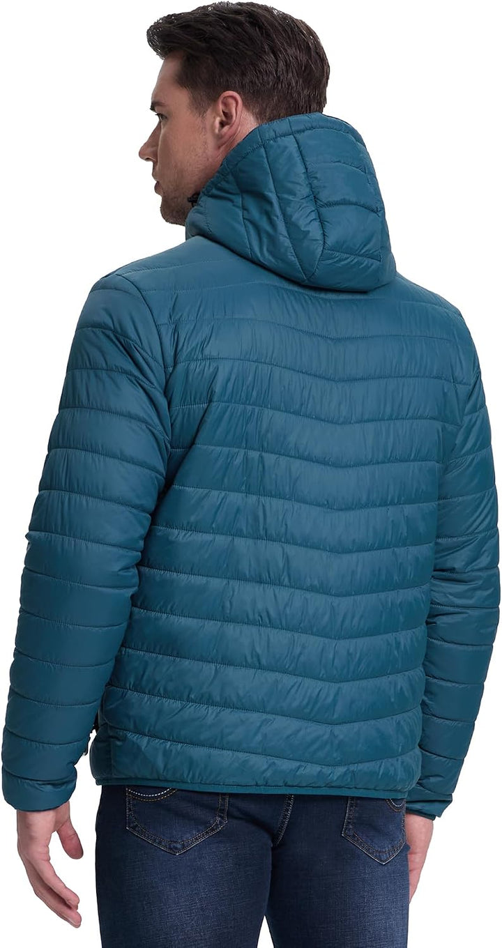 33,000ft Herren Leichte Steppjacke Outdoor Wasserbeständige Übergangsjacke Warme Winterjacke für Män