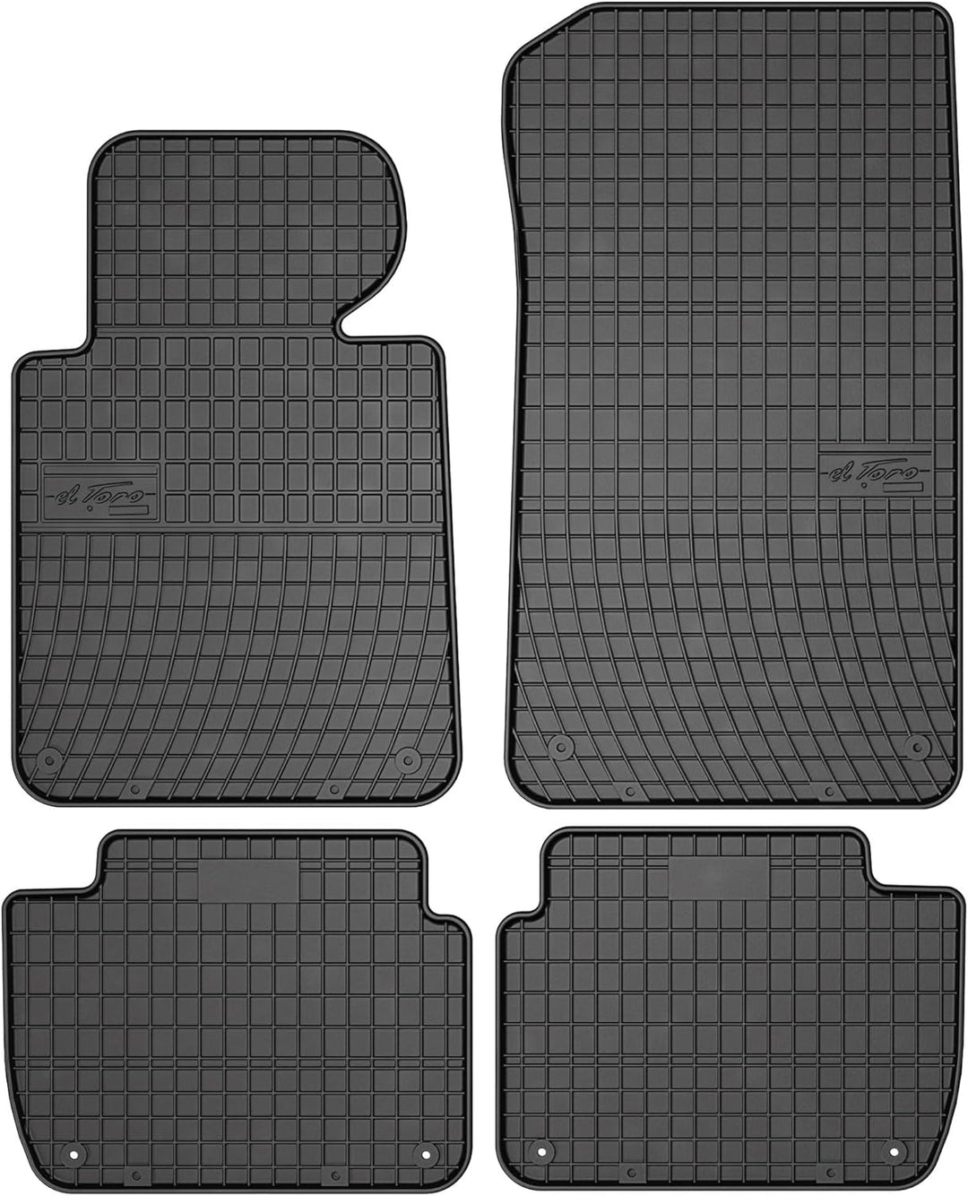SMK Gummimatten Auto fussmatten Satz für BMW 3er E46 1998-2005 Erleben Sie einen neuen Standard des