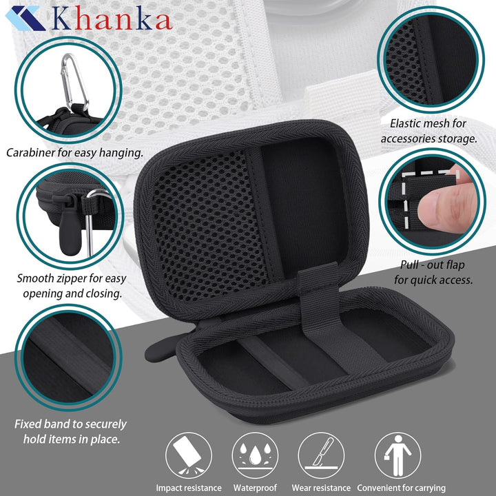 Khanka Etui für Anker Nano/MagGo PowerBank, Ultra-schlankes 5.000mAh/10.000mAh Magnetisches Akkupack