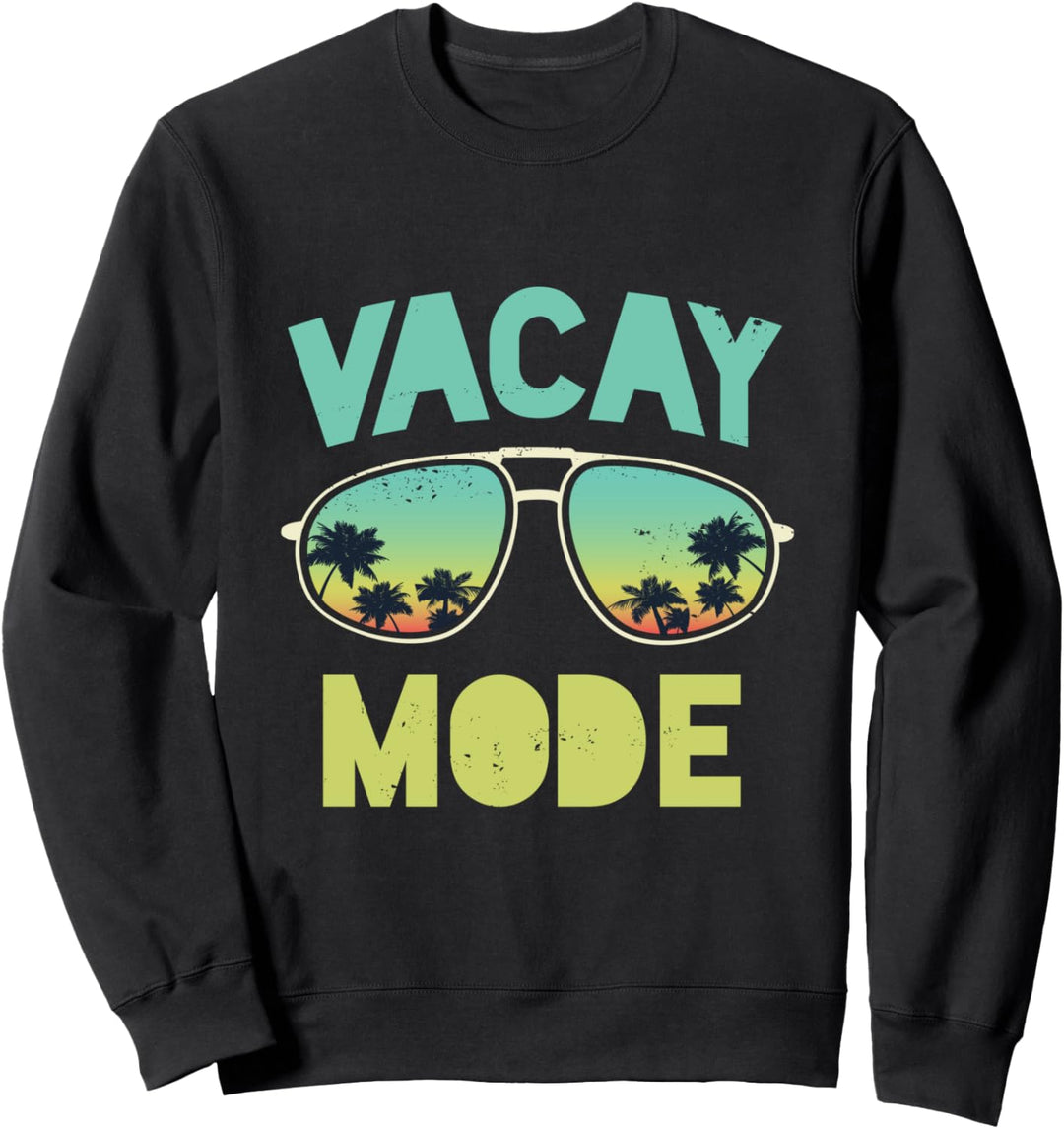 Urlaubsmodus Aktiviert Ozean Erholung Reise Urlaubsreif Sweatshirt