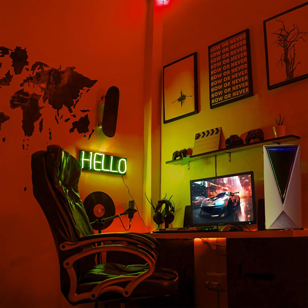 dcl24 AMD Gamer PC Ryzen 5 5500, RTX5060Ti 8GB - 500GB SSD, 16GB DDR4, Gaming mit 6x4.2 GHz, High En