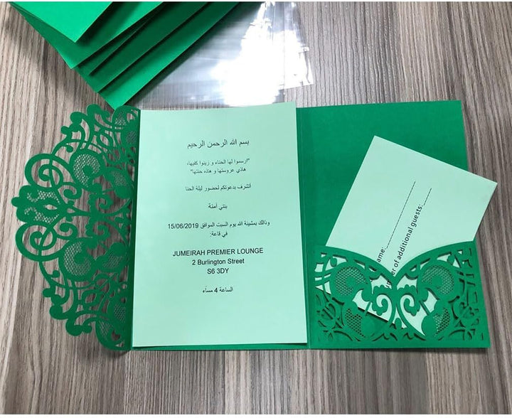 10 Stück Einladungskarten Hochzeit Einladung Karten mit Brautduschen Verlobungskarten Blankoeinsatz