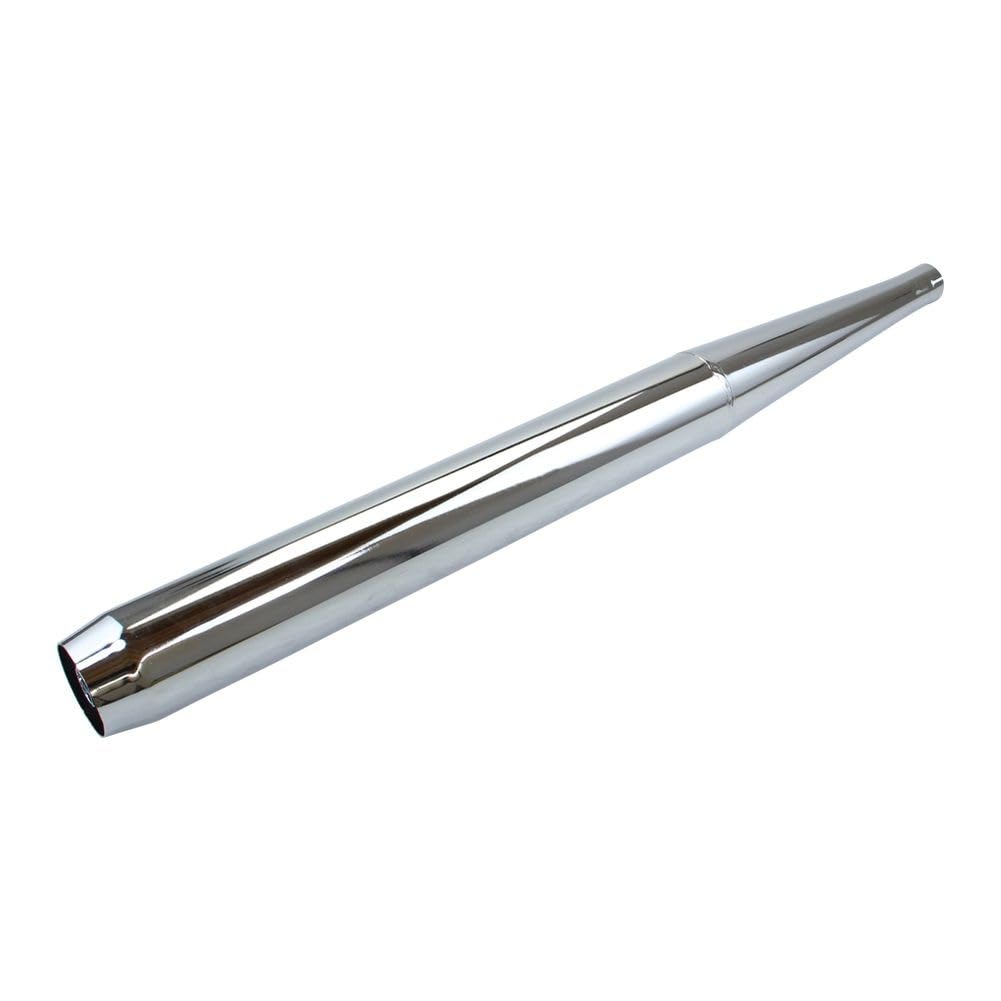 Endschalldämpfer chrom 70/780/32mm (hinten offen) Universal kompatibel mit Hercules Zündapp Puch