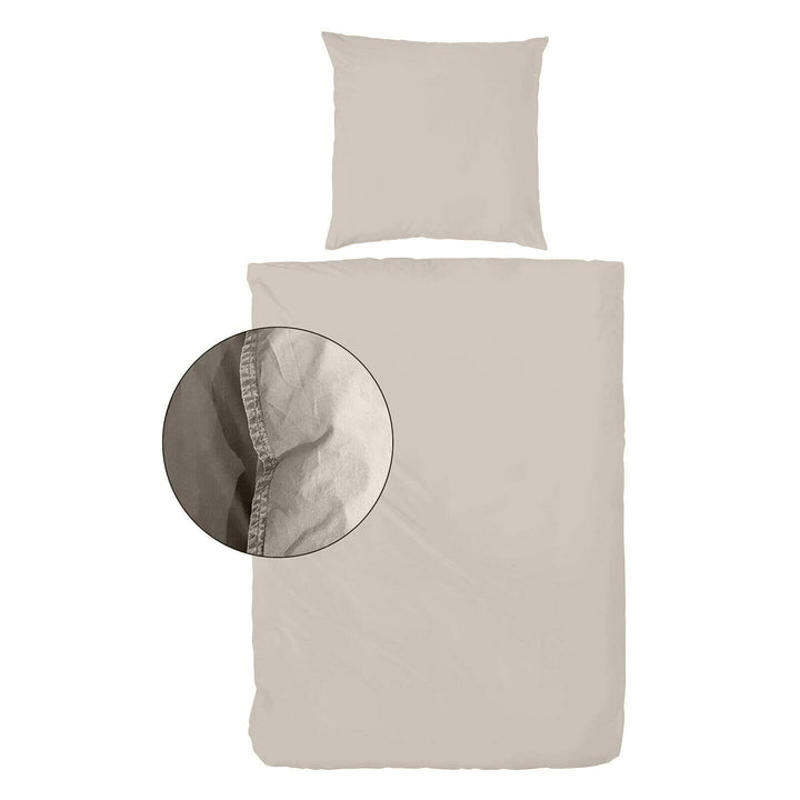 Enrico Coss Bettwäsche Stonewashed leinen, 1 Bettbezug 240 x 220 cm + 2 Kissenbezüge 80 x 80 cm Lein
