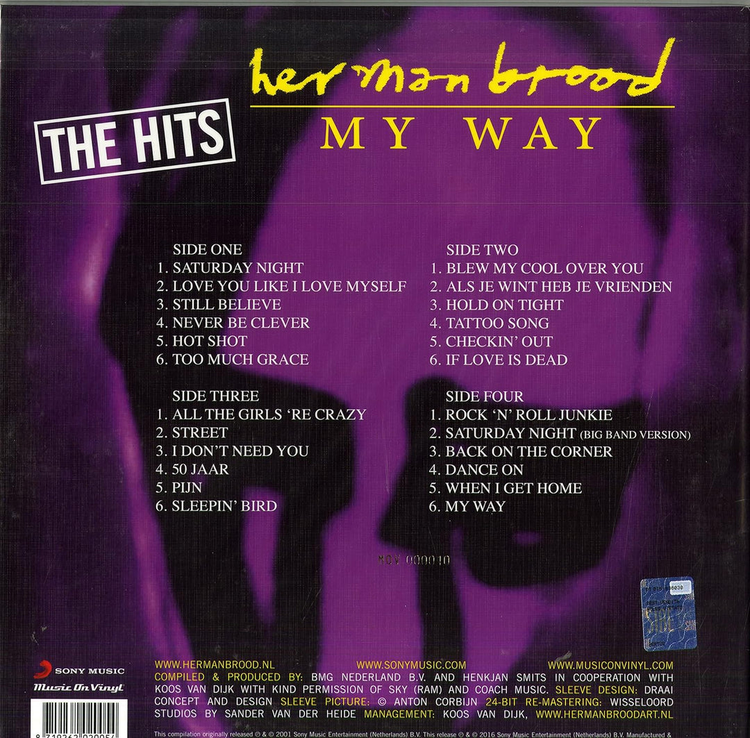 My Way-the Hits, Vinyl