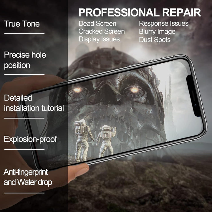 Display für iPhone XR Bildschirm Ersatz 3D Touch Screen LCD Display Digitizer Full Assembly + Repara
