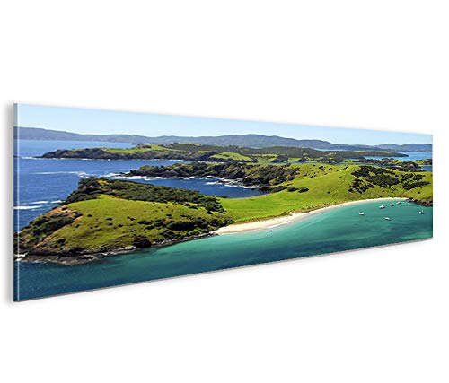 islandburner Bild Bilder auf Leinwand Neuseeland Panorama XXL Poster Leinwandbild Wandbild Art up Yo