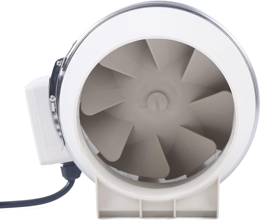 Rohrventilator 150mm, Abluftventilator Rohrventilator Fan HF-150, Kanalventilator Badlüfter 540m³/h,