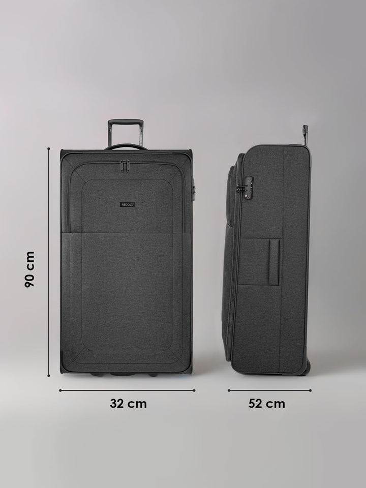 REDOLZ XL Jumbo 2-Rollen Koffer sehr gross 52 x 32 x 90 cm [Sondergrösse] Check-in Trolley mit TSA-S