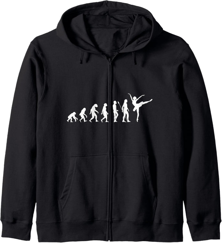 Evolution Dancer Ballett Schule Ballerina Tanzen Kapuzenjacke