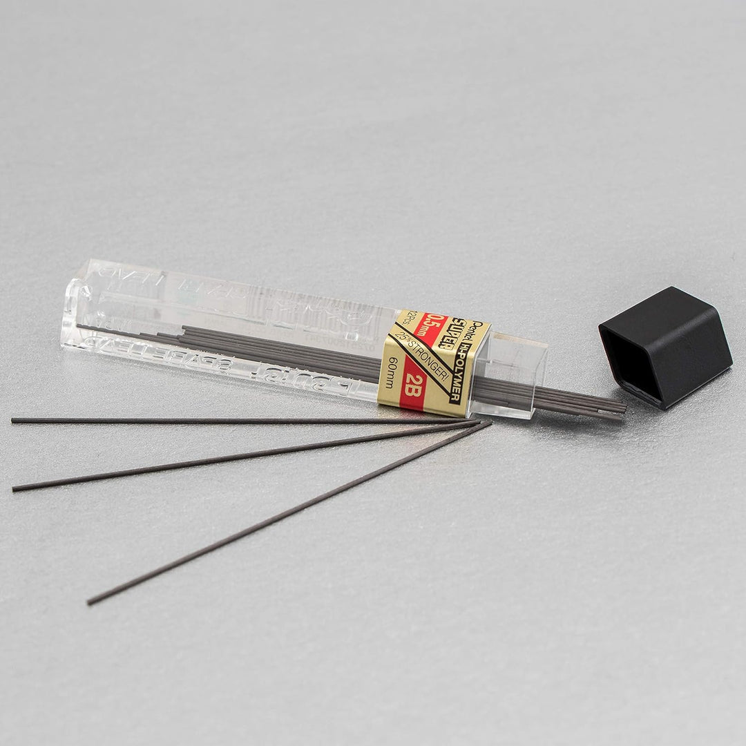 Pentel C505-2B - 2B Refill Leads 0.5mm C505-2B - (PK12)