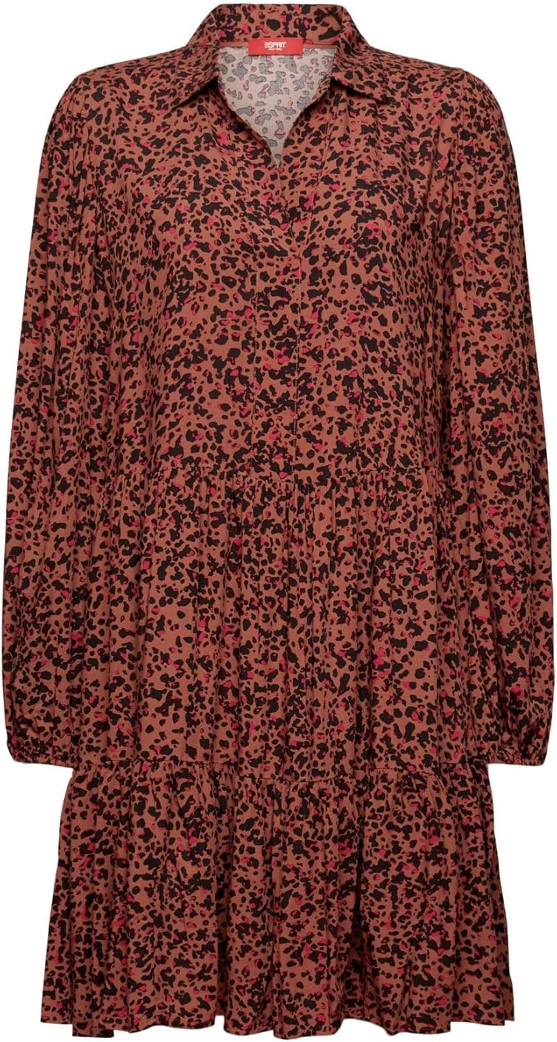 ESPRIT Damen Kleid 32 228/Toffee 4, 32 228/Toffee 4