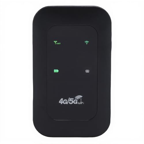 4G 5G WiFi Hotspot, LTE Mobile Router für Reisen 300 Mbit/S Hochgeschwindigkeits -LED -Anzeigebildsc