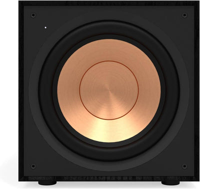 Klipsch R-101SW Black – Aktiv-Subwoofer, 25,4 cm (10 Zoll), Schwarz, Digitalverstärker, 150 W/300 W