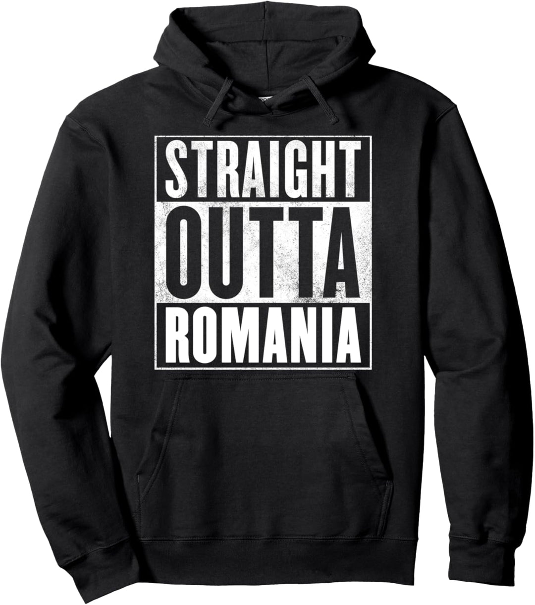 Rumänien - Straight Outta Romania Pullover Hoodie