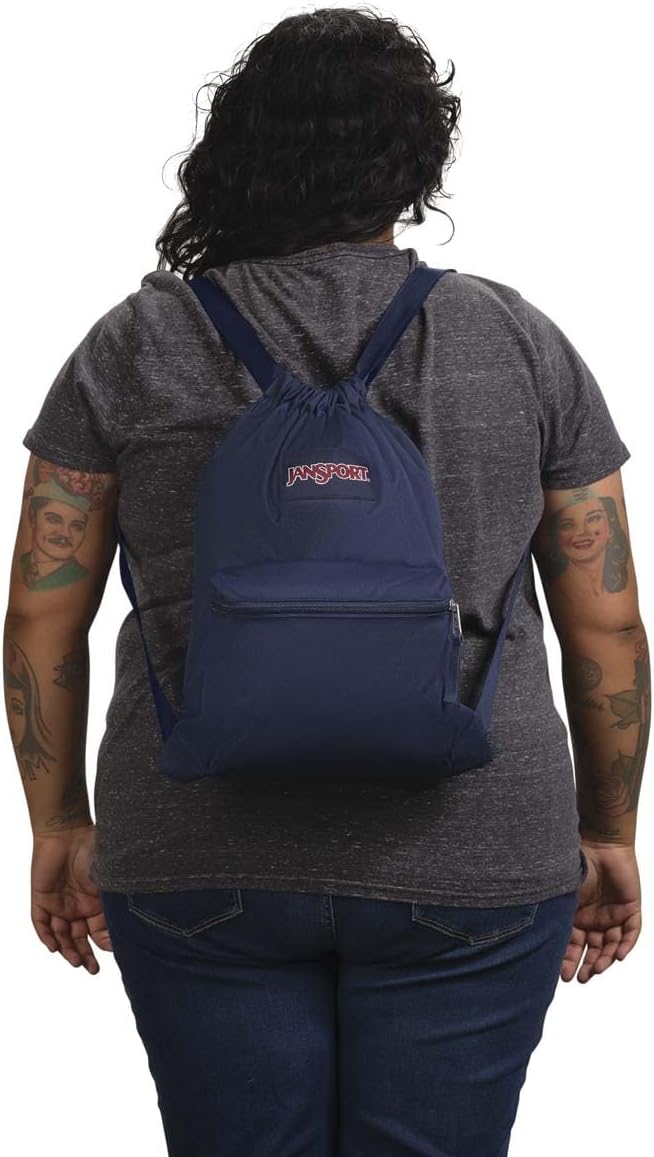 JanSport DRAWSACK Kleiner Rucksack,Navy, Navy