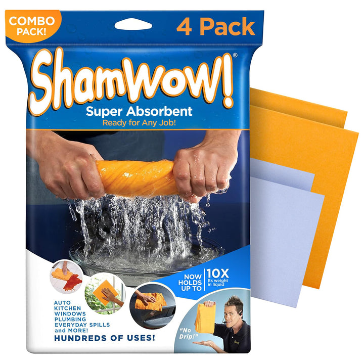 ShamWow Das Original - Super Absorbent Multi-Purpose Cleaning Shammy (Chamois) Tuch-Tuch, maschinenw