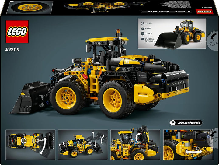 LEGO Technic Volvo L120 Electric Radlader - Baufahrzeug-Spielzeug mit Knicklenkung und beweglicher S