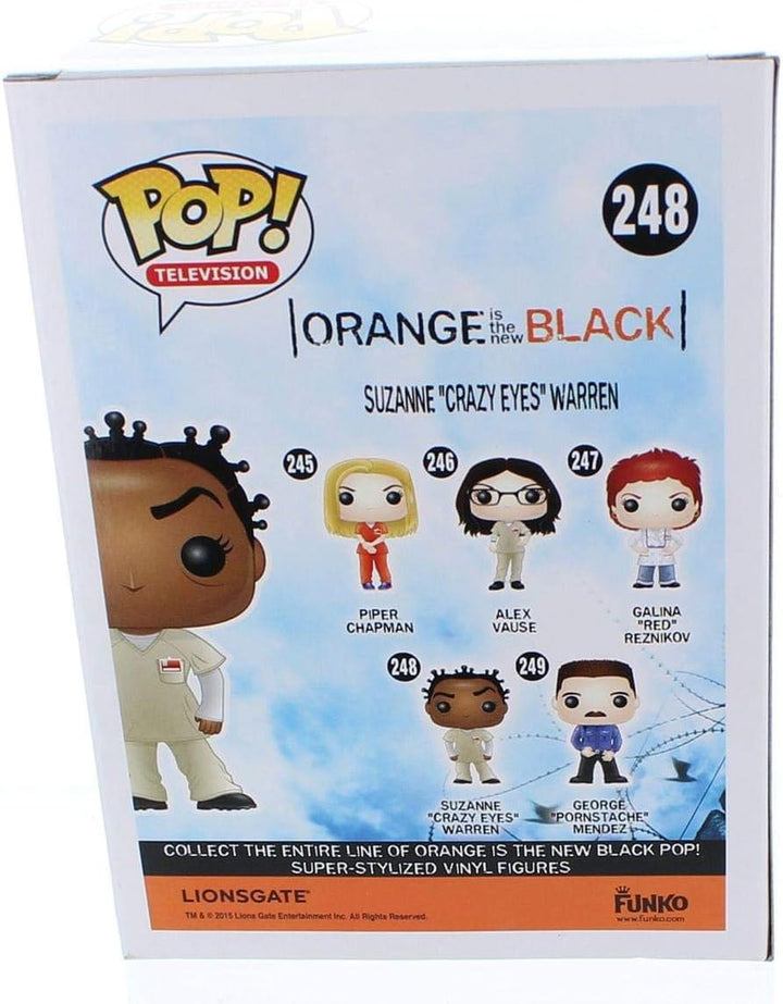 Funko 5792 Pop Television Toy - Orange Is the New Black - Suzanne Crazy Eyes Warren Vinyl Bobble Hea