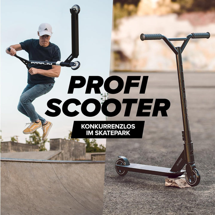 Apollo Stunt Scooter - Genius Pro | Robuster Kinder Scooter mit ABEC 9 Kugellager | Trick Roller, Tr